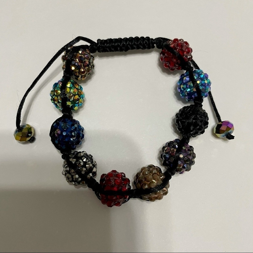 Multicolored Adjustable Fashion Bracelet - Picture 5 of 9